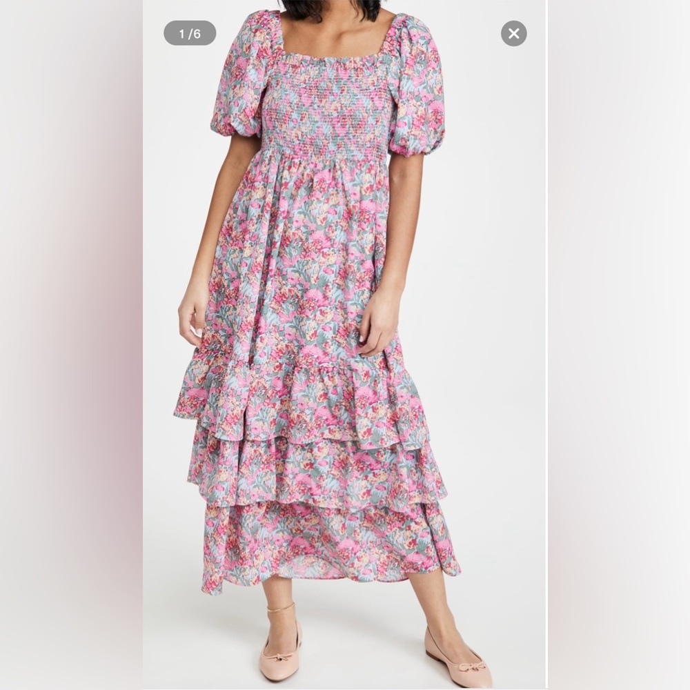 English Factory Floral Print Dress